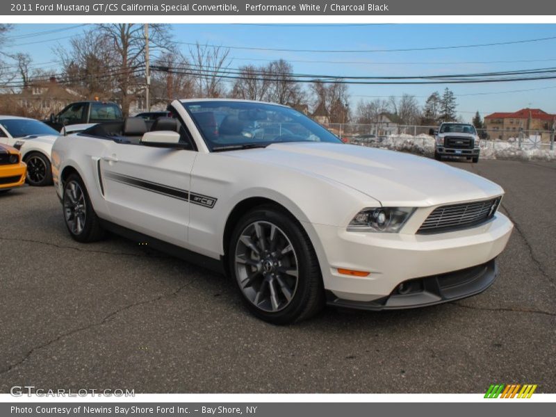 Front 3/4 View of 2011 Mustang GT/CS California Special Convertible