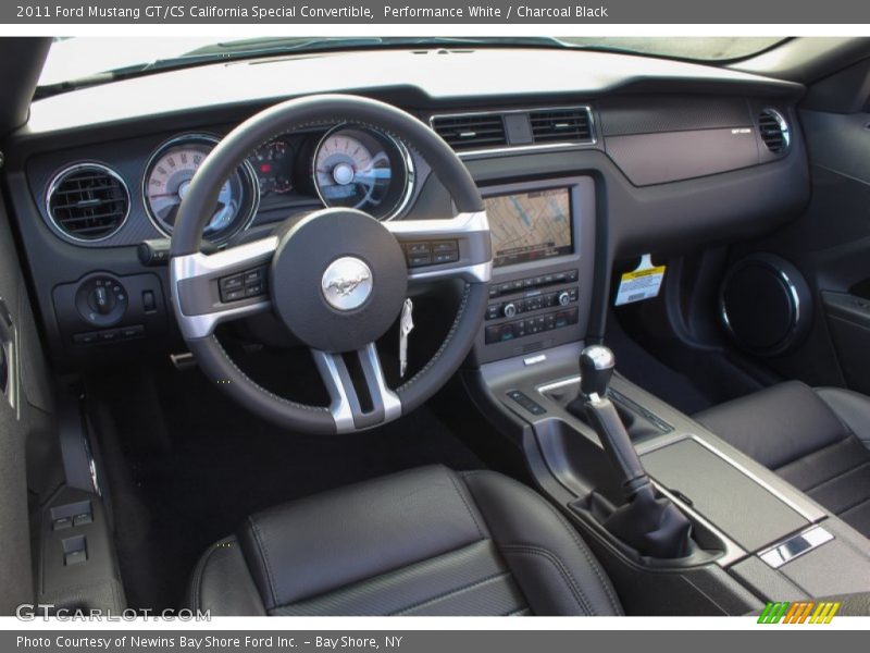 Charcoal Black Interior - 2011 Mustang GT/CS California Special Convertible 