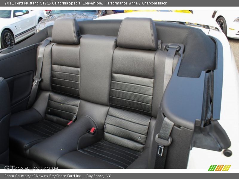 Rear Seat of 2011 Mustang GT/CS California Special Convertible