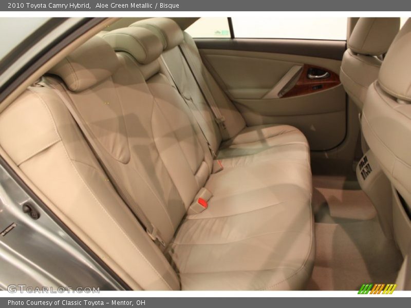Aloe Green Metallic / Bisque 2010 Toyota Camry Hybrid
