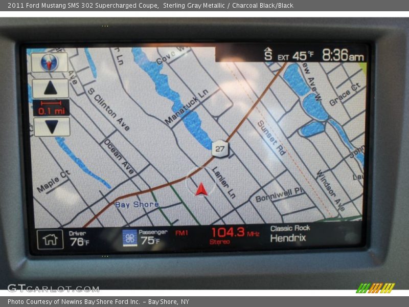 Navigation of 2011 Mustang SMS 302 Supercharged Coupe