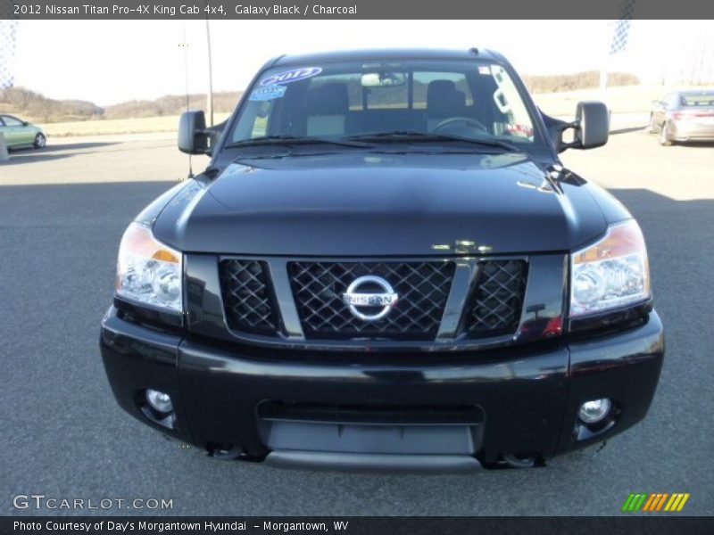 Galaxy Black / Charcoal 2012 Nissan Titan Pro-4X King Cab 4x4