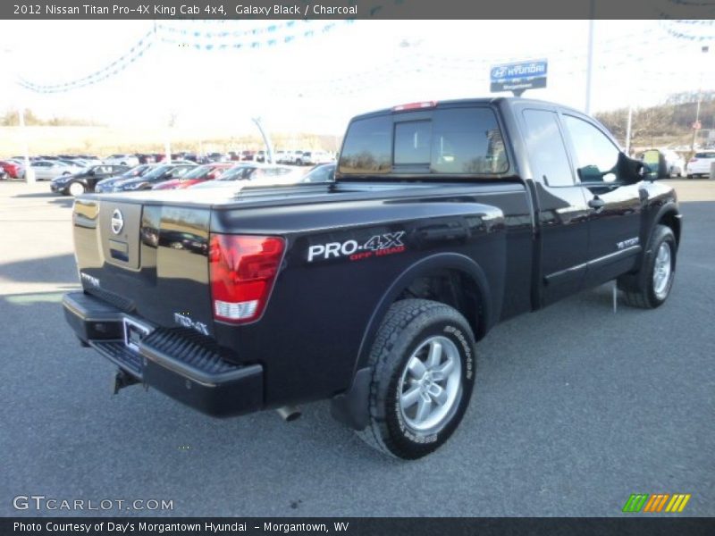 Galaxy Black / Charcoal 2012 Nissan Titan Pro-4X King Cab 4x4