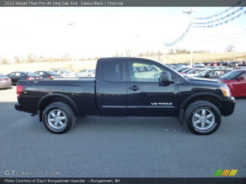 Galaxy Black / Charcoal 2012 Nissan Titan Pro-4X King Cab 4x4