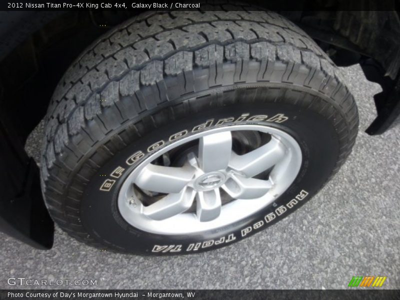 Galaxy Black / Charcoal 2012 Nissan Titan Pro-4X King Cab 4x4