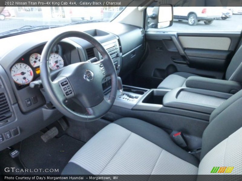 Galaxy Black / Charcoal 2012 Nissan Titan Pro-4X King Cab 4x4