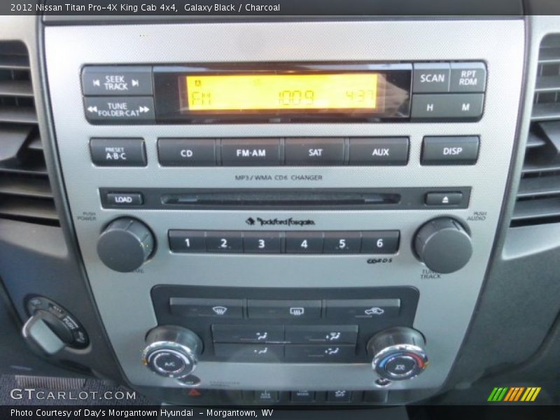 Galaxy Black / Charcoal 2012 Nissan Titan Pro-4X King Cab 4x4