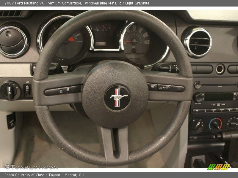  2007 Mustang V6 Premium Convertible Steering Wheel