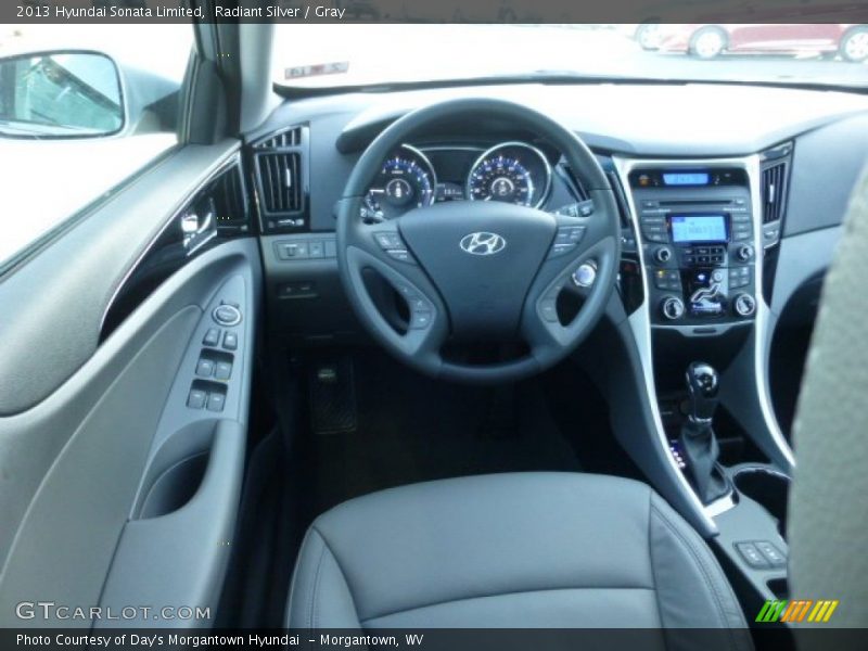 Radiant Silver / Gray 2013 Hyundai Sonata Limited