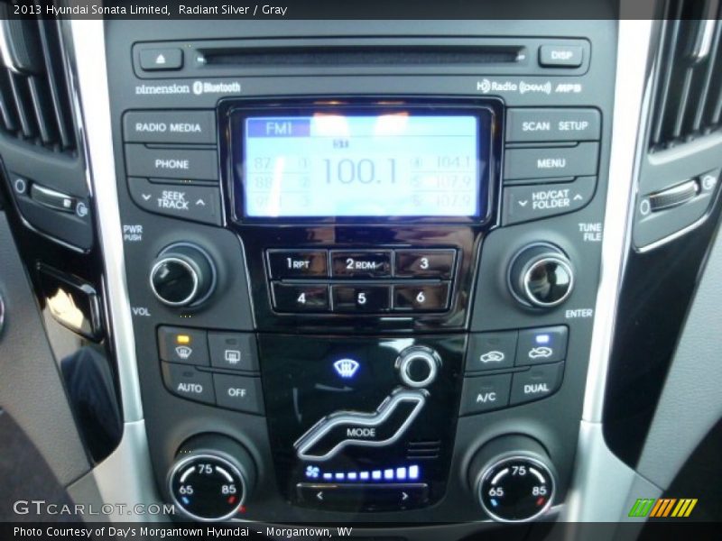 Radiant Silver / Gray 2013 Hyundai Sonata Limited