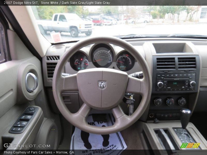 Stone White / Dark Slate Gray/Light Slate Gray 2007 Dodge Nitro SXT
