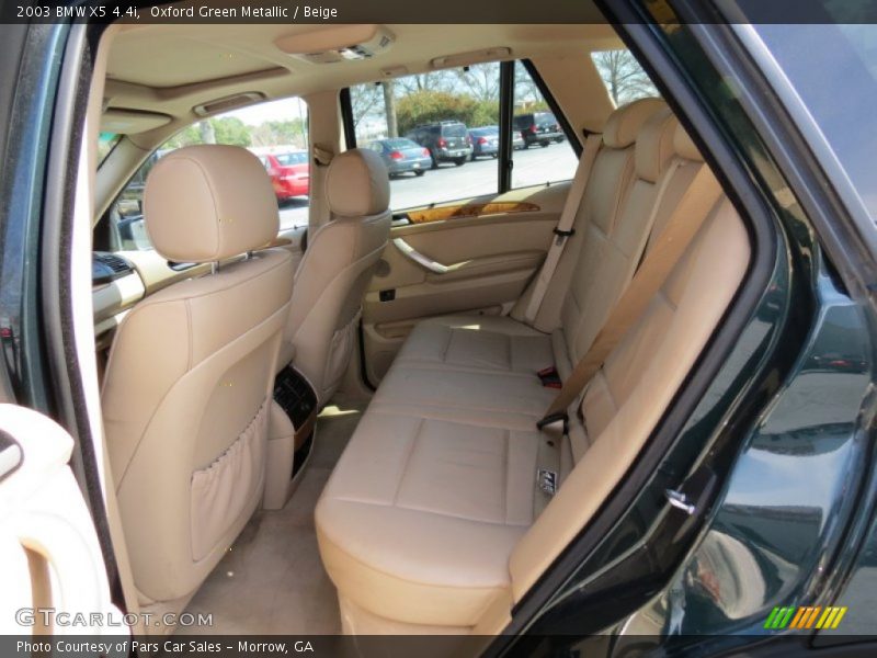 Oxford Green Metallic / Beige 2003 BMW X5 4.4i