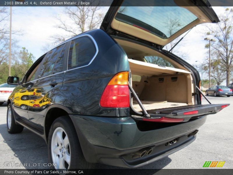 Oxford Green Metallic / Beige 2003 BMW X5 4.4i