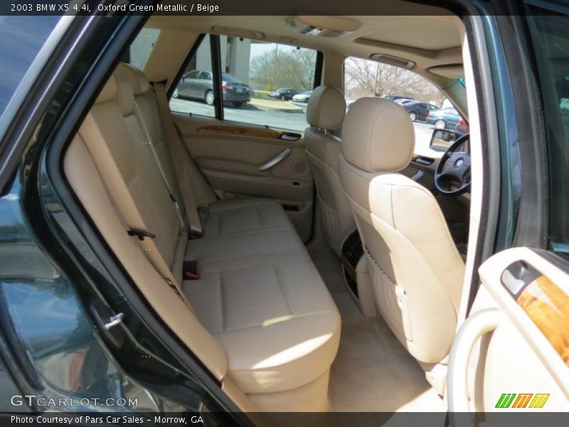 Oxford Green Metallic / Beige 2003 BMW X5 4.4i