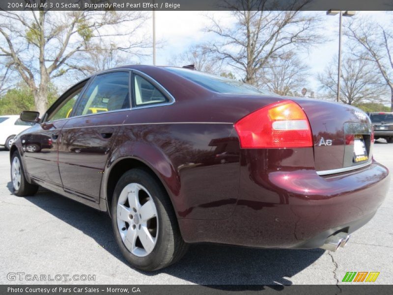  2004 A6 3.0 Sedan Burgundy Red Pearl Effect