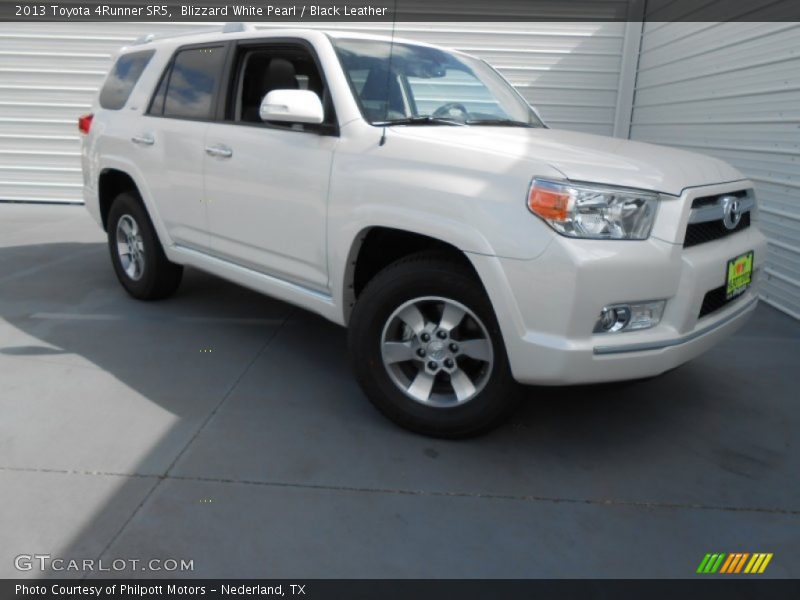 Blizzard White Pearl / Black Leather 2013 Toyota 4Runner SR5