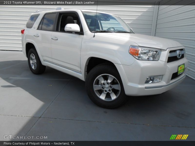 Blizzard White Pearl / Black Leather 2013 Toyota 4Runner SR5