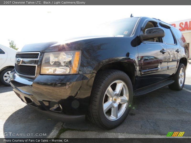 Black / Light Cashmere/Ebony 2007 Chevrolet Tahoe LTZ