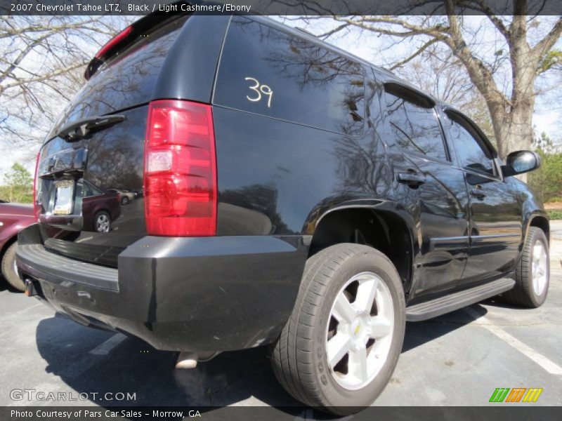 Black / Light Cashmere/Ebony 2007 Chevrolet Tahoe LTZ