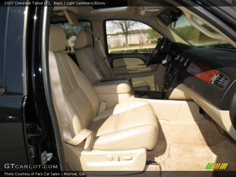 Black / Light Cashmere/Ebony 2007 Chevrolet Tahoe LTZ