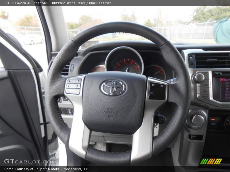 Blizzard White Pearl / Black Leather 2013 Toyota 4Runner SR5