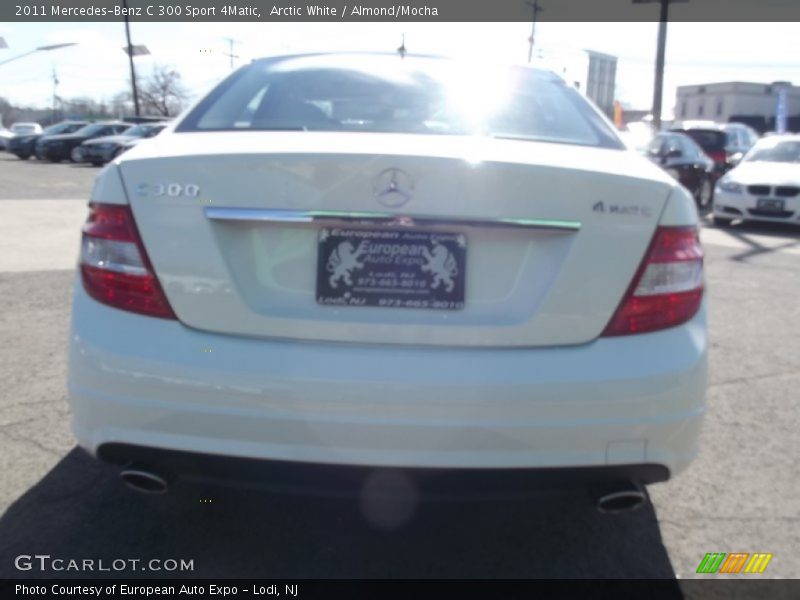 Arctic White / Almond/Mocha 2011 Mercedes-Benz C 300 Sport 4Matic