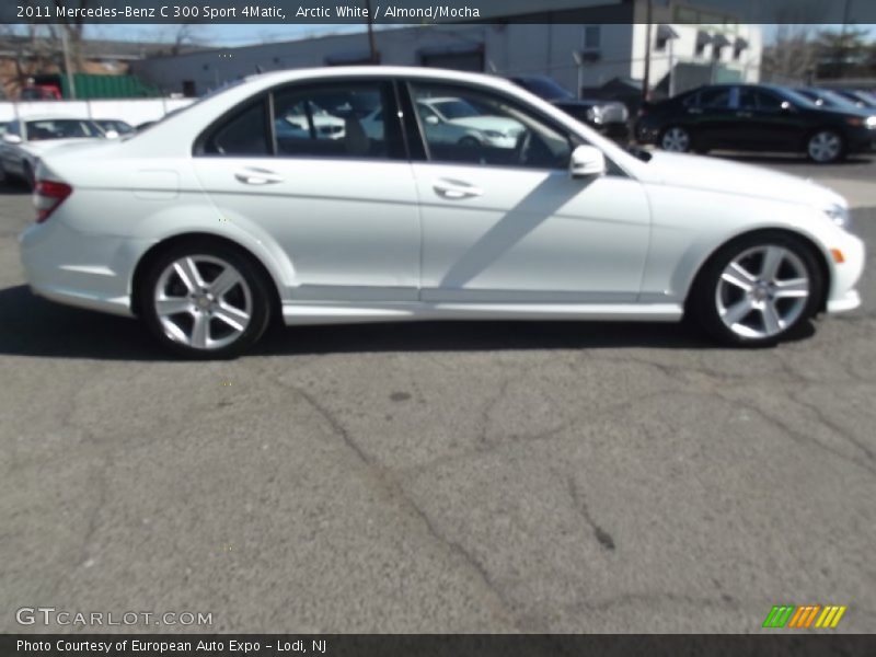 Arctic White / Almond/Mocha 2011 Mercedes-Benz C 300 Sport 4Matic