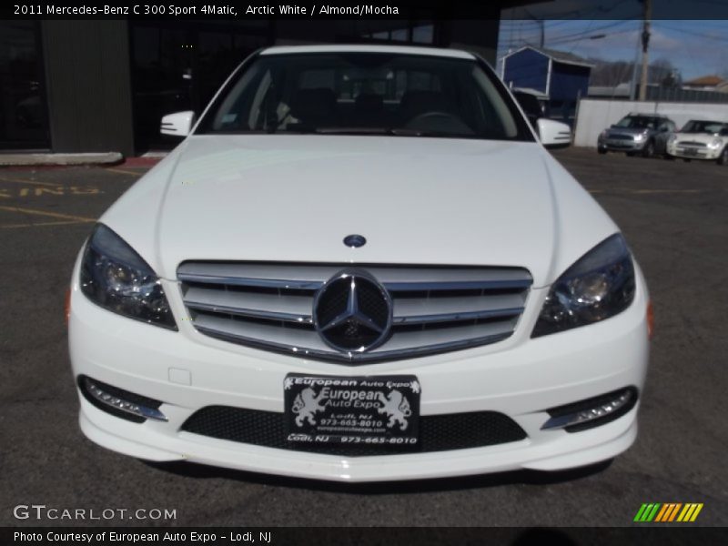 Arctic White / Almond/Mocha 2011 Mercedes-Benz C 300 Sport 4Matic