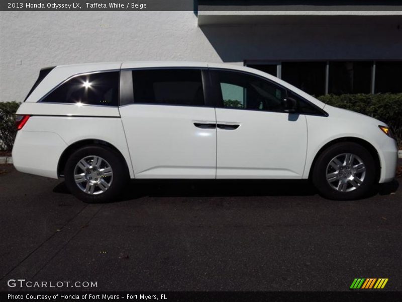 Taffeta White / Beige 2013 Honda Odyssey LX