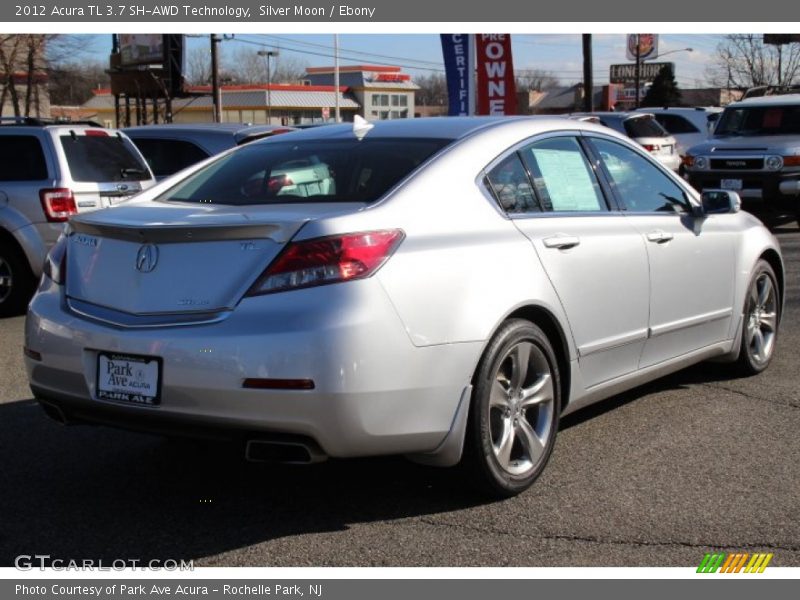 Silver Moon / Ebony 2012 Acura TL 3.7 SH-AWD Technology