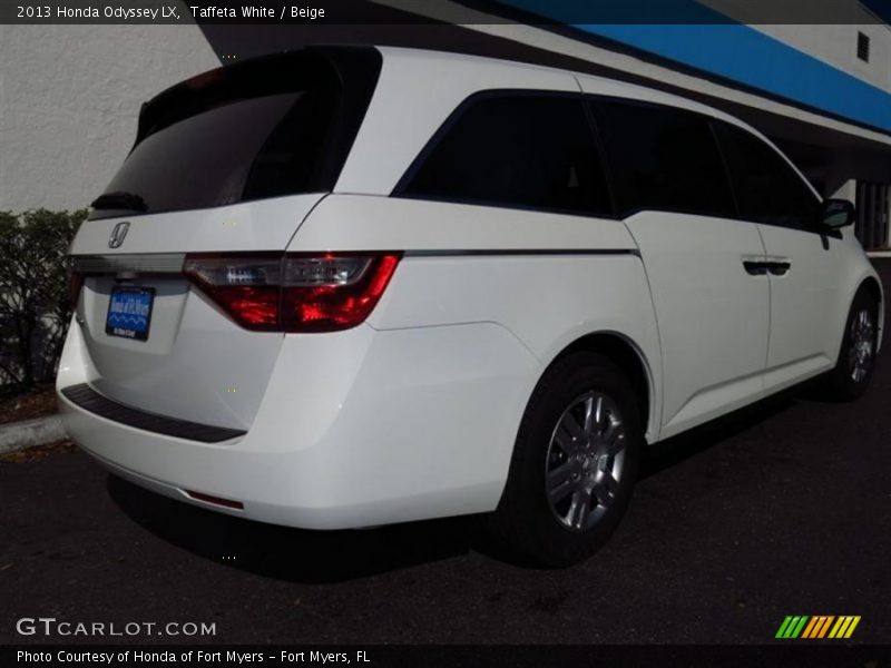 Taffeta White / Beige 2013 Honda Odyssey LX