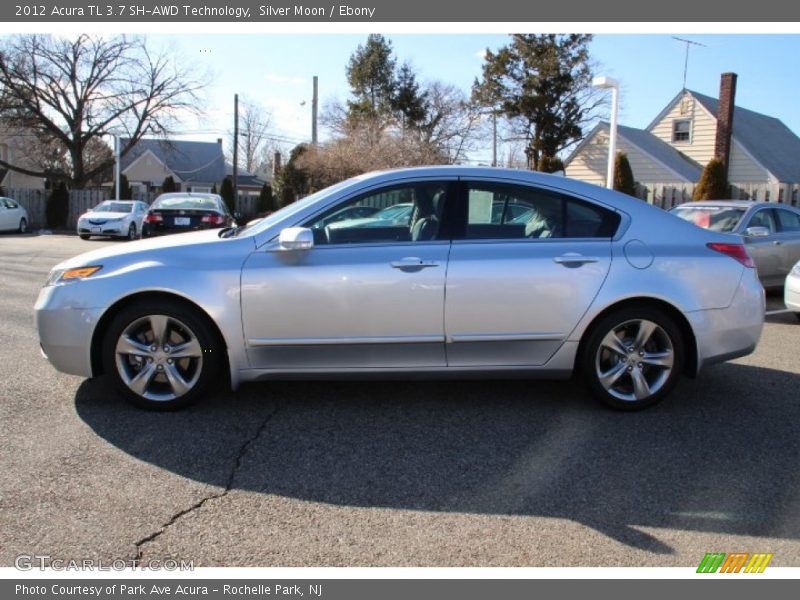 Silver Moon / Ebony 2012 Acura TL 3.7 SH-AWD Technology