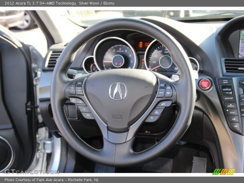 Silver Moon / Ebony 2012 Acura TL 3.7 SH-AWD Technology