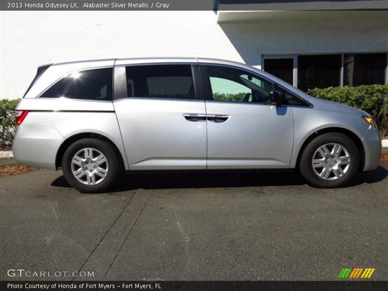 Alabaster Silver Metallic / Gray 2013 Honda Odyssey LX