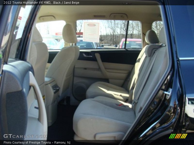Black / Sand Beige 2012 Toyota Highlander V6 4WD