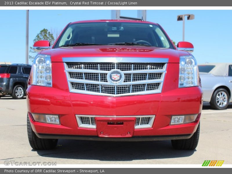  2013 Escalade ESV Platinum Crystal Red Tintcoat