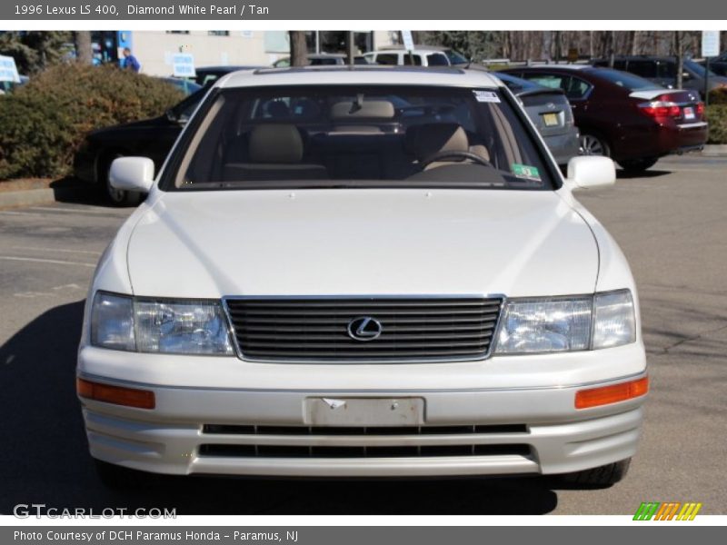 Diamond White Pearl / Tan 1996 Lexus LS 400