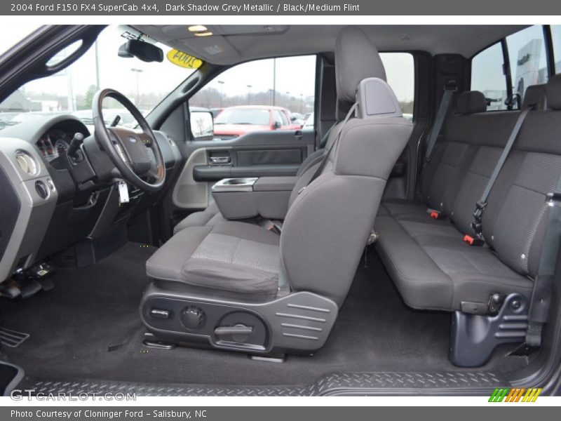  2004 F150 FX4 SuperCab 4x4 Black/Medium Flint Interior