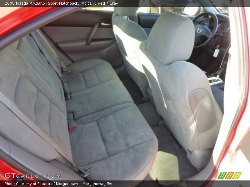 Volcanic Red / Gray 2008 Mazda MAZDA6 i Sport Hatchback