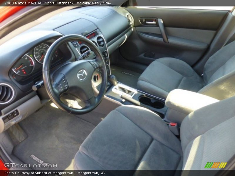 Volcanic Red / Gray 2008 Mazda MAZDA6 i Sport Hatchback