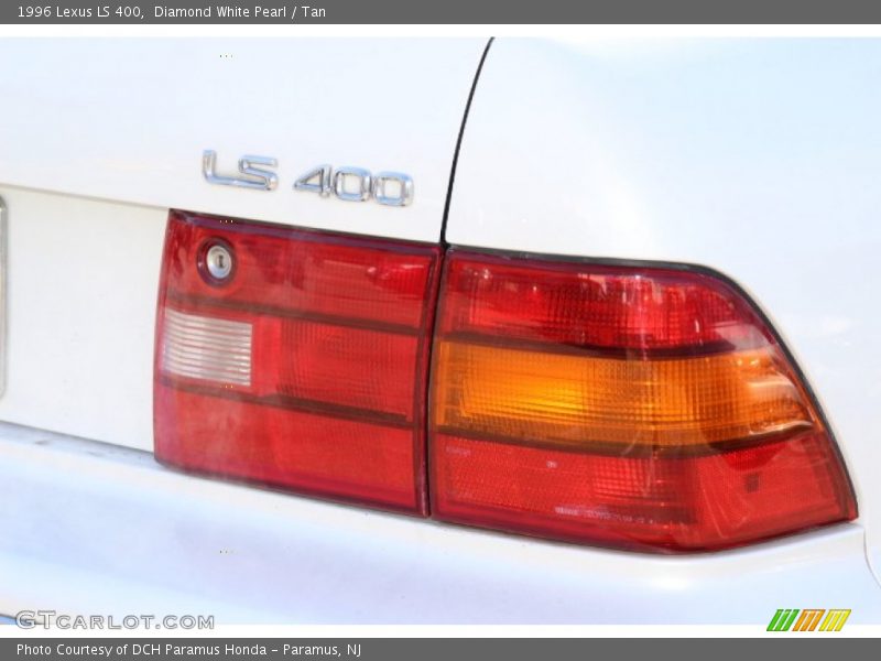 Diamond White Pearl / Tan 1996 Lexus LS 400
