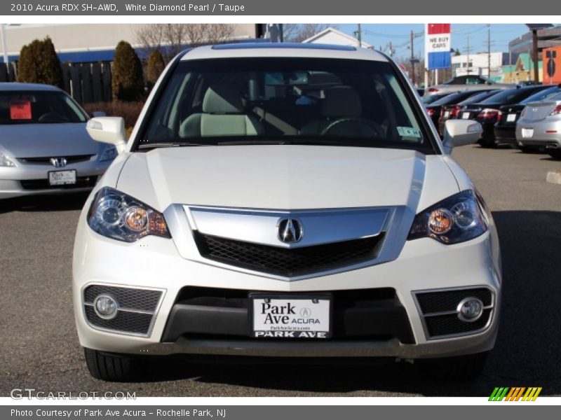 White Diamond Pearl / Taupe 2010 Acura RDX SH-AWD