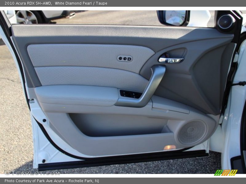 White Diamond Pearl / Taupe 2010 Acura RDX SH-AWD