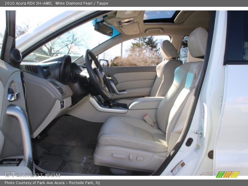 White Diamond Pearl / Taupe 2010 Acura RDX SH-AWD