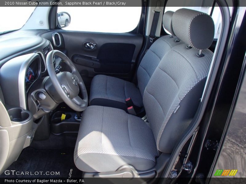 Front Seat of 2010 Cube Krom Edition
