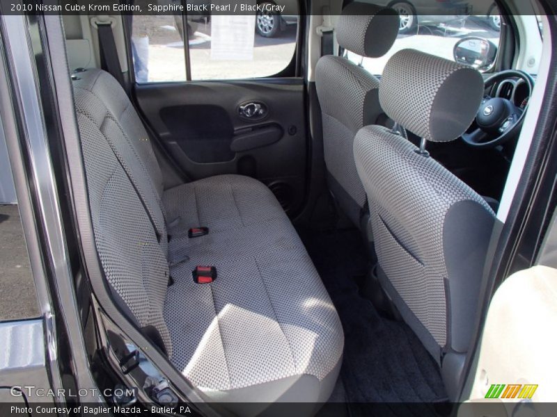 Rear Seat of 2010 Cube Krom Edition