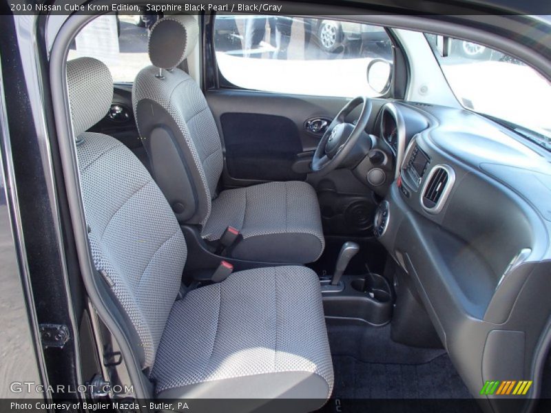 Front Seat of 2010 Cube Krom Edition