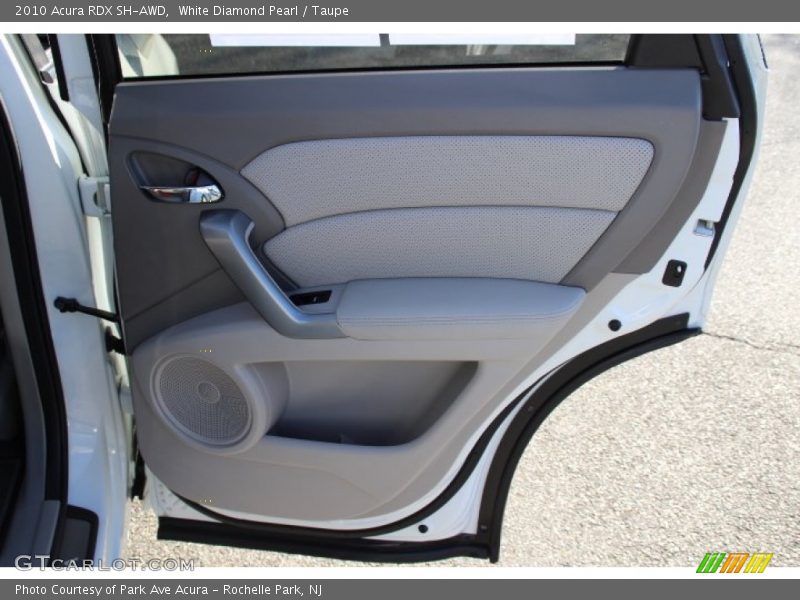 White Diamond Pearl / Taupe 2010 Acura RDX SH-AWD