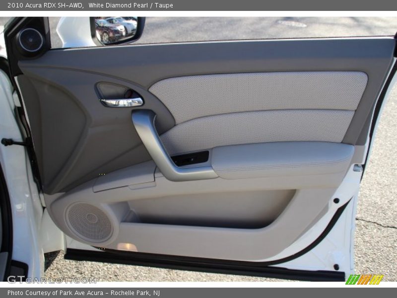 White Diamond Pearl / Taupe 2010 Acura RDX SH-AWD