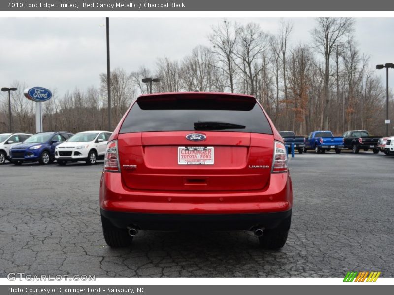 Red Candy Metallic / Charcoal Black 2010 Ford Edge Limited